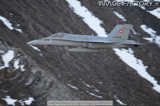 2008-10-09 Axalp Shooting Range 0390 McDonnell Douglas FA-18C Hornet